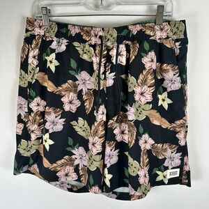 Scotch & Soda Nostalgia Floral Swim Trunks Men XL Compression Liner‎ Tropical